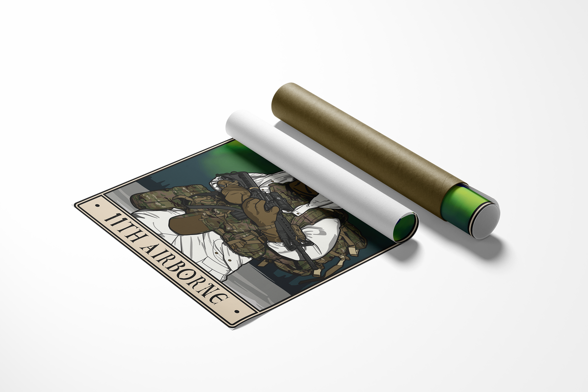 11th Airborne Canvas