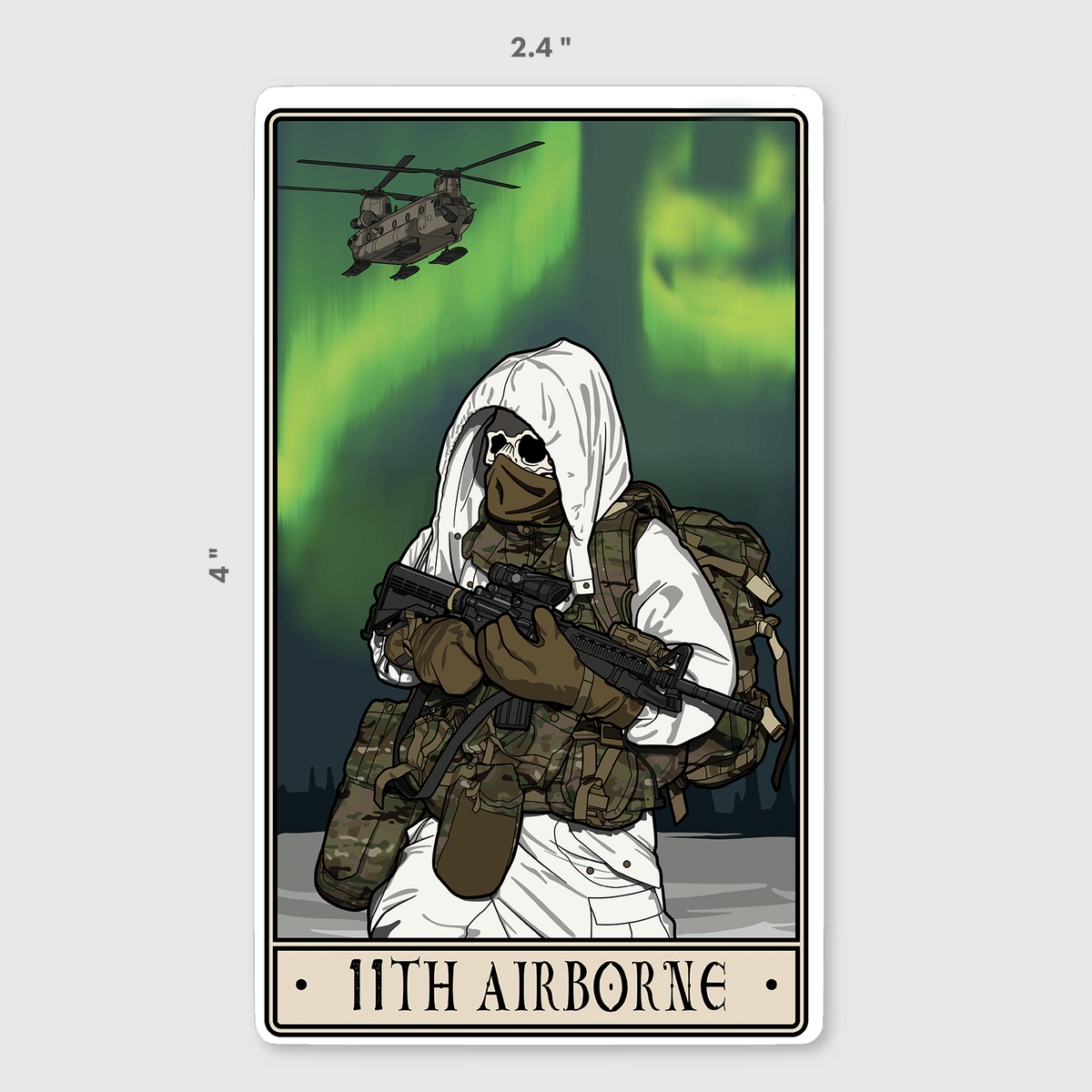 11th Airborne Sticker