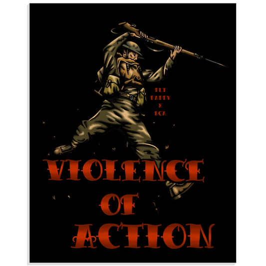 Violence of Action Acrylic Print
