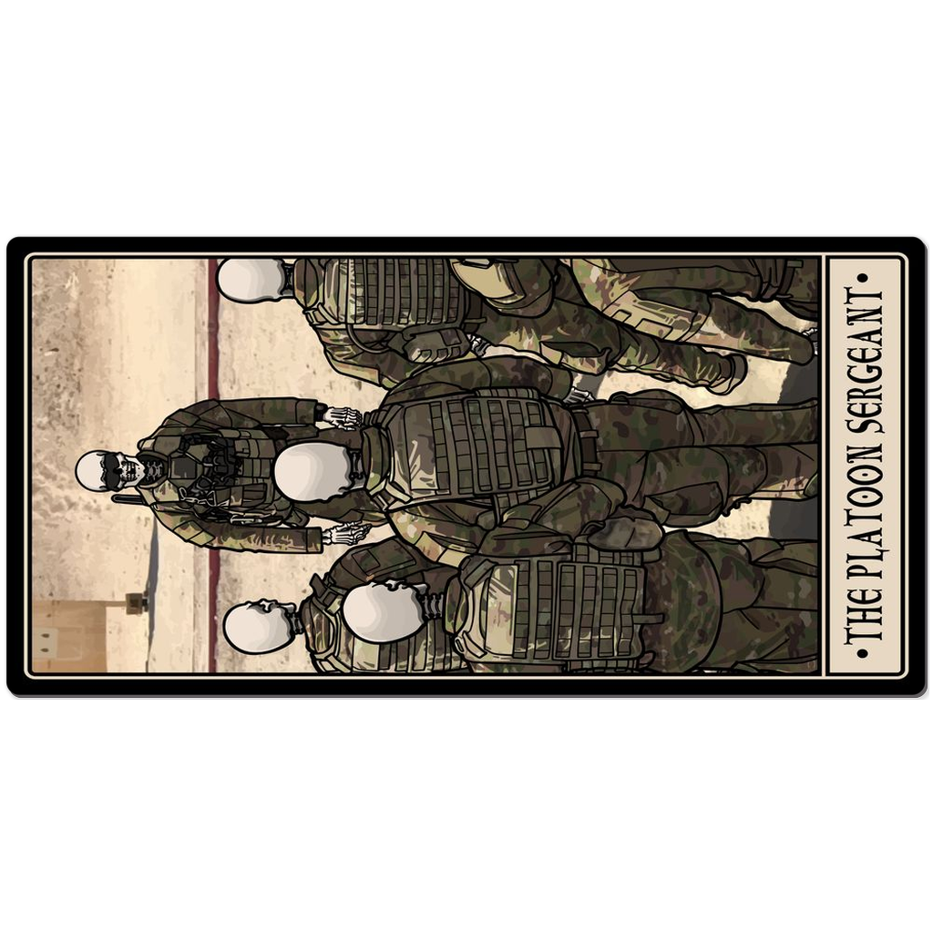 Platoon Sergeant Desk Mat - 18x36 inch