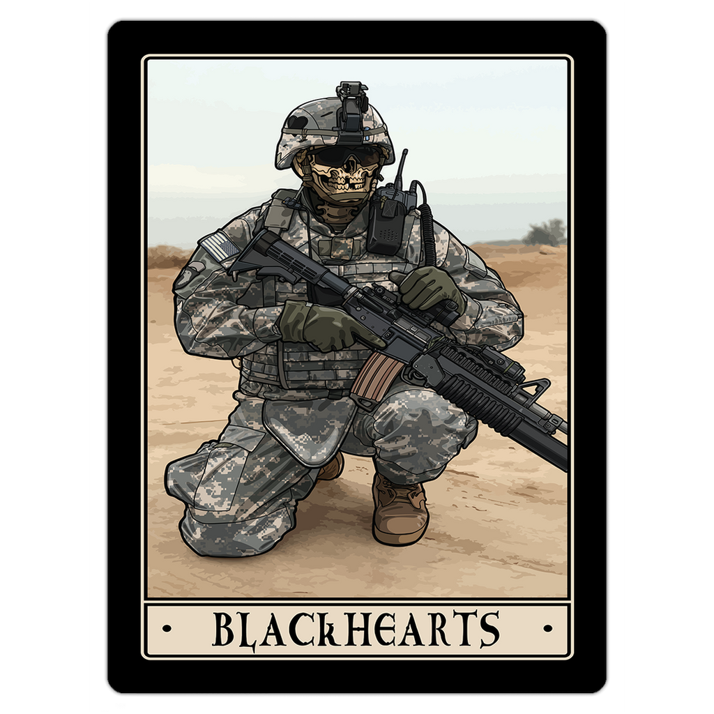 Black Hearts Magnet