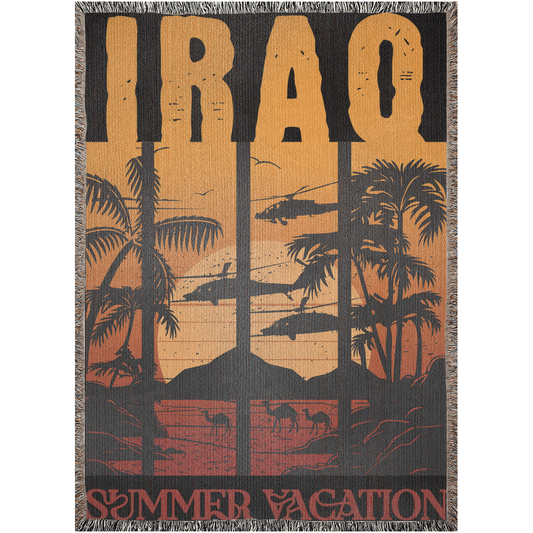 Iraqi Vacation Woven Blanket