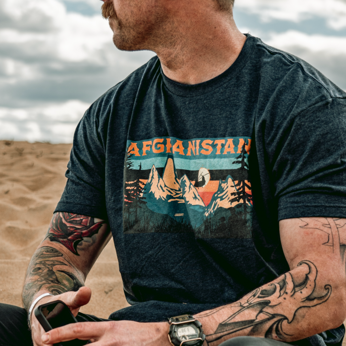 Afghanistan Sunset Tee