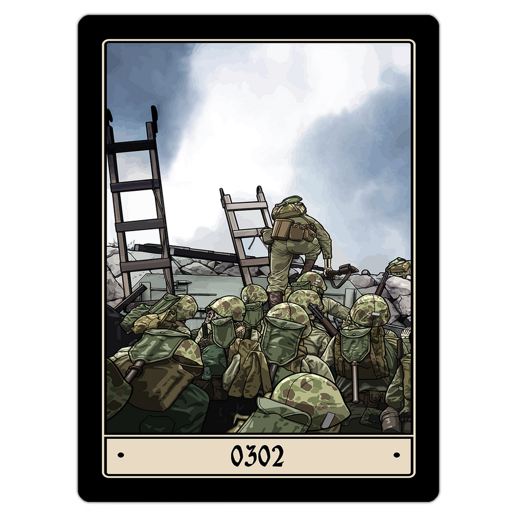 0302 Marine Infantry Officers Magnet