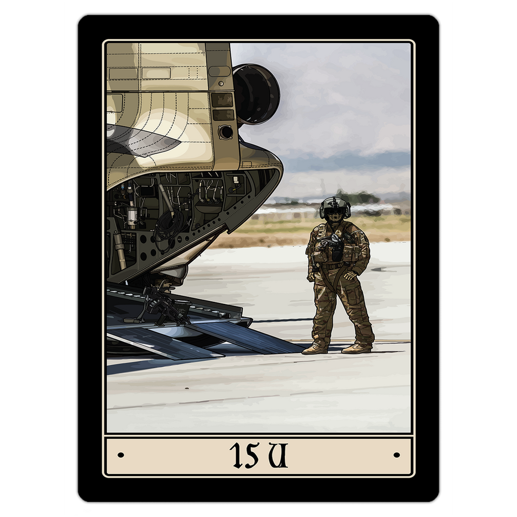 15U CH-47 Helicopter Repairer Magnet