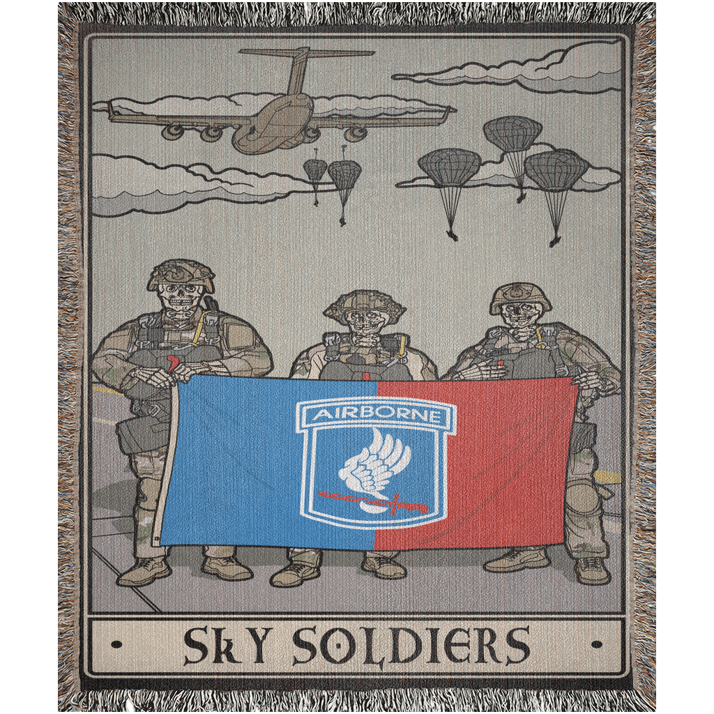 Sky Soldiers Woven Blanket