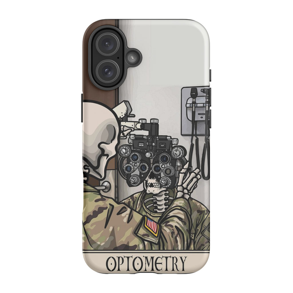 Optometry Phone Case - Premium Glossy Tough Case / iPhone 16 Plus