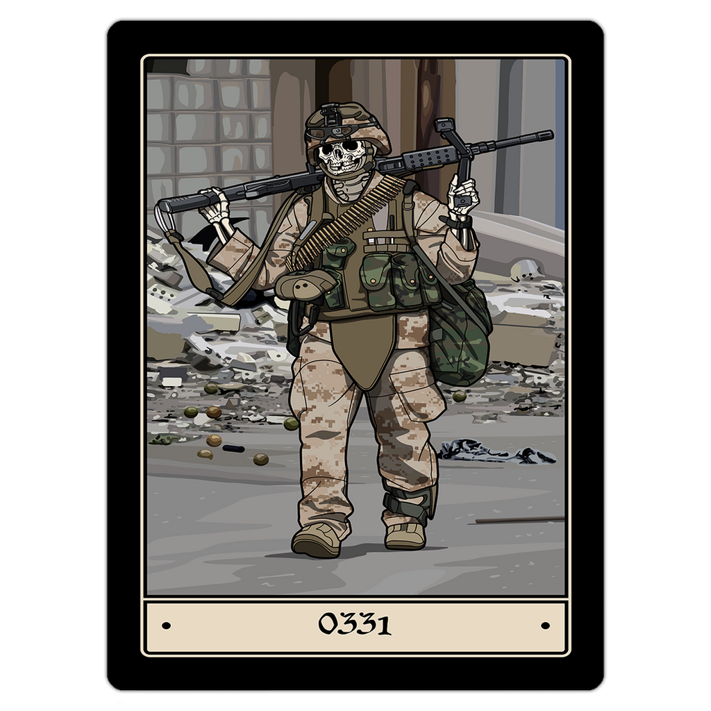 0331 Machine Gunner Magnet