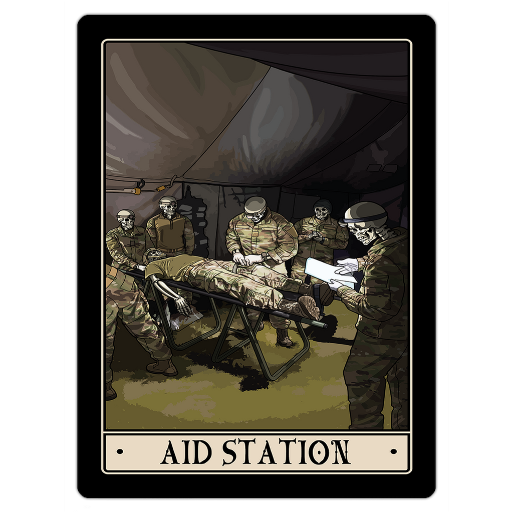 Aid Station Magnet - 3x4 inch