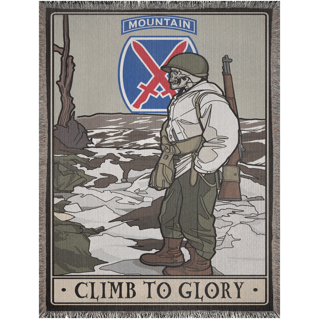 Climb To Glory Woven Blanket