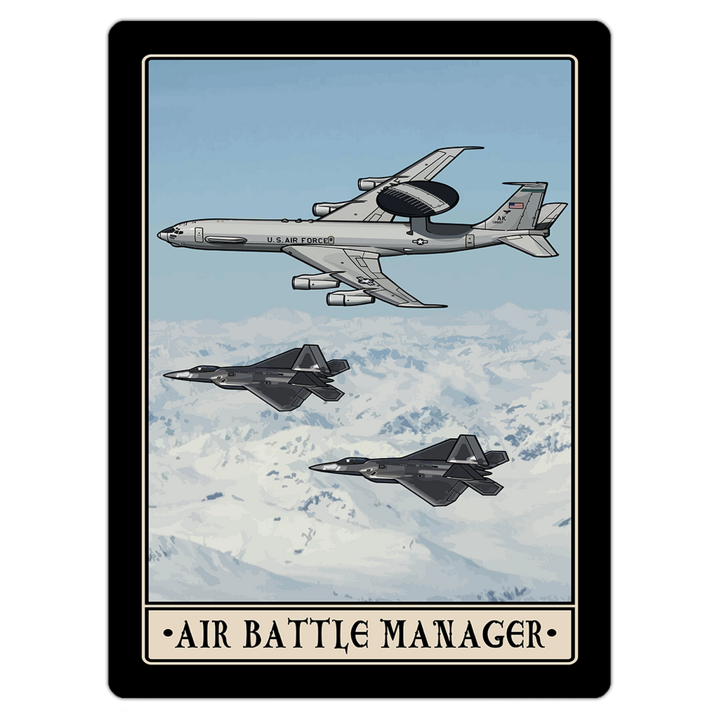 Air Battle Manager Magnet