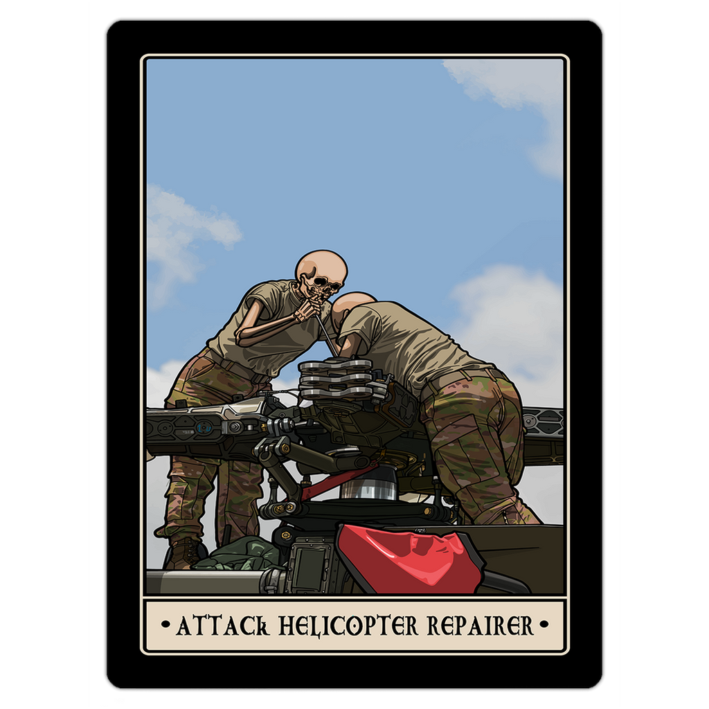 15R Apache Helicopter Repairer Magnet