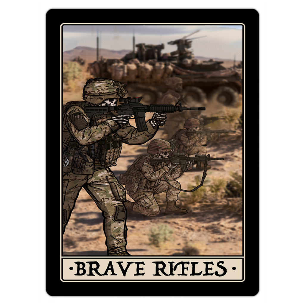 Brave Rifles Magnet