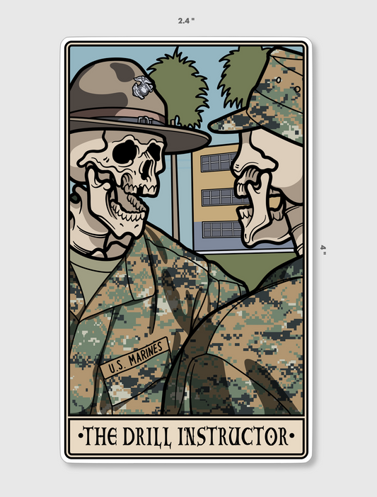 The Drill Instructor Sticker