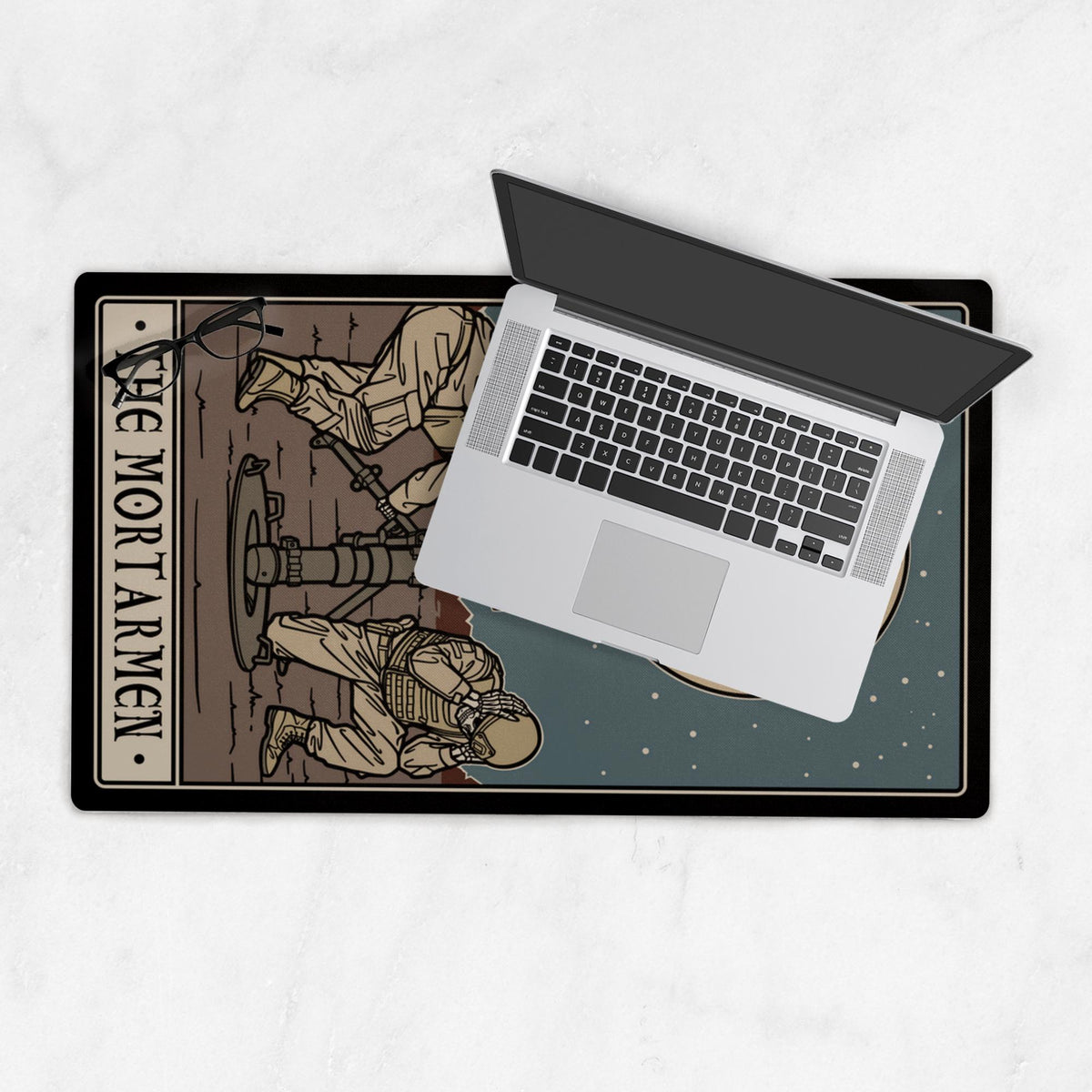 Mortarmen Desk Mat - 14x24 inch