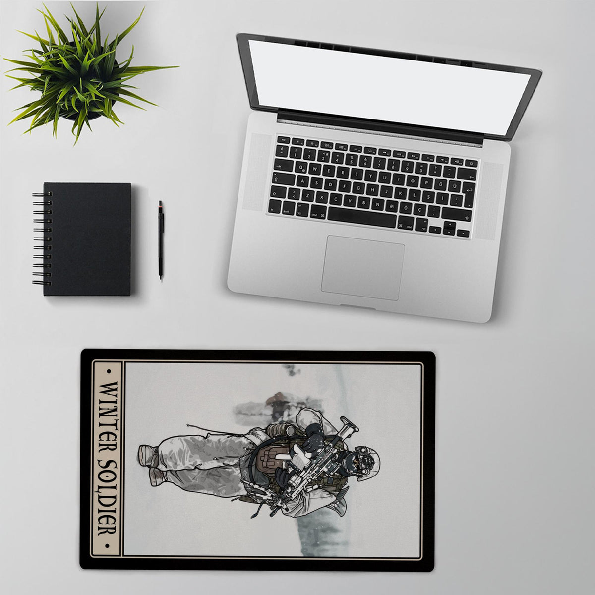 Winter Soldier Desk Mat
