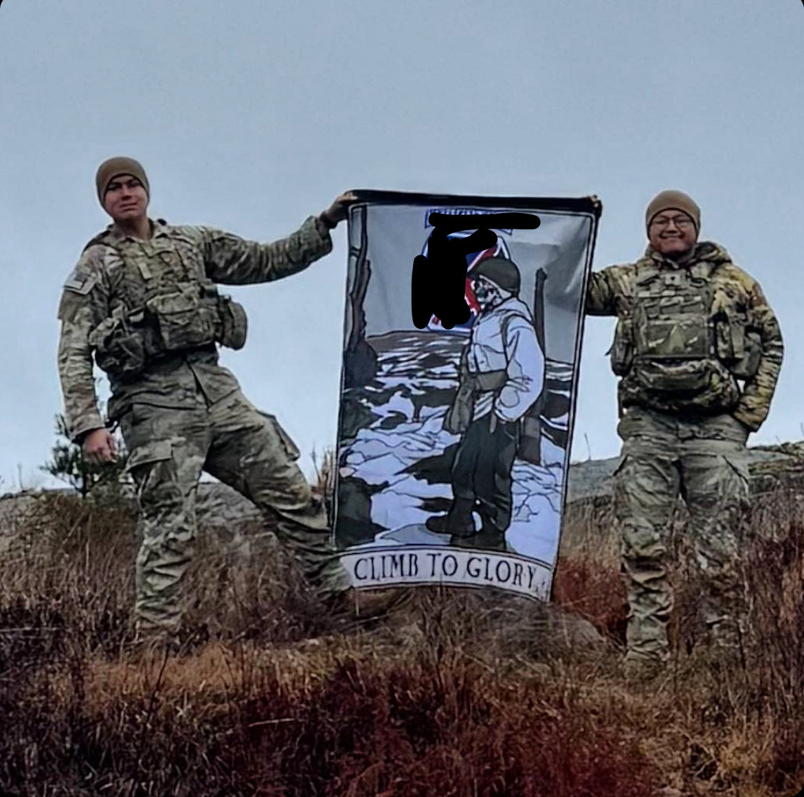 Climb To Glory Flag