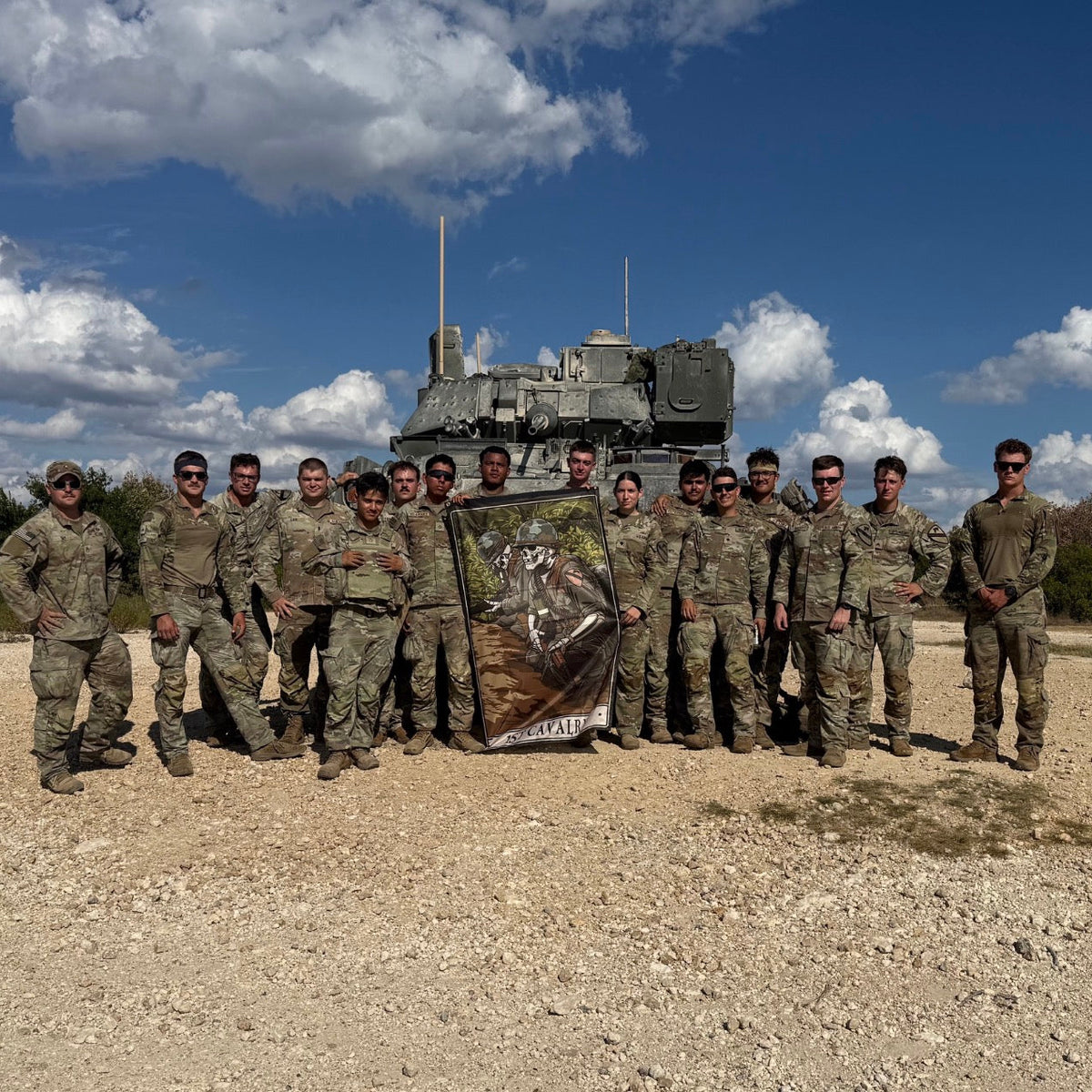 1st Cavalry Flag