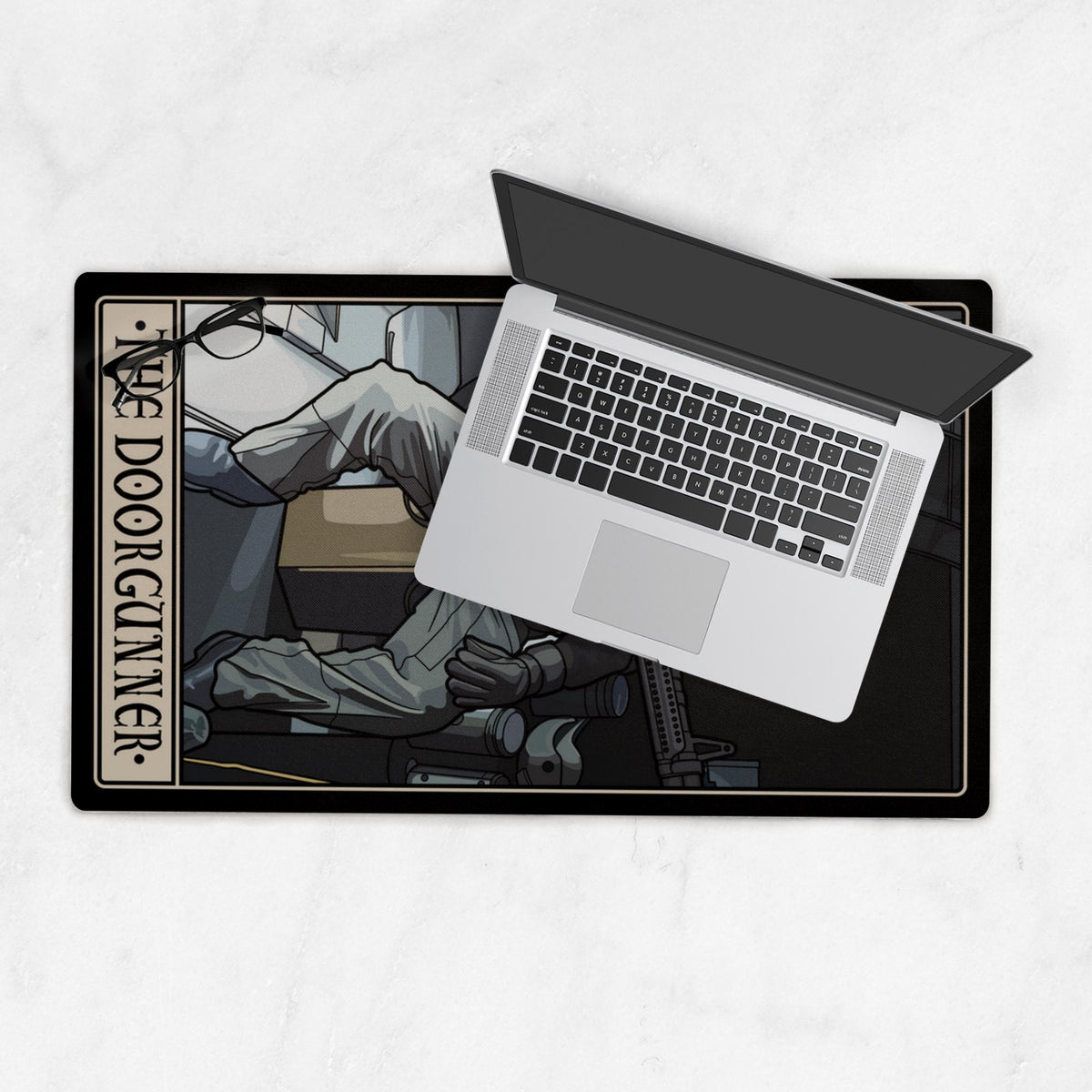 Door Gunner Desk Mat - 14x24 inch