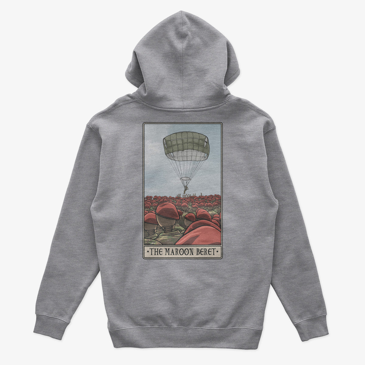 Maroon Beret Hoodie