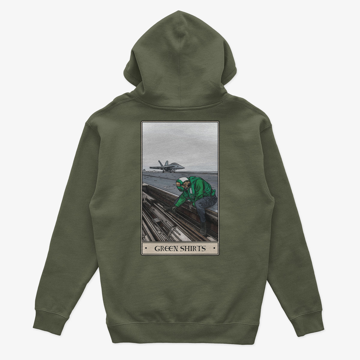 Green Shirts Hoodie