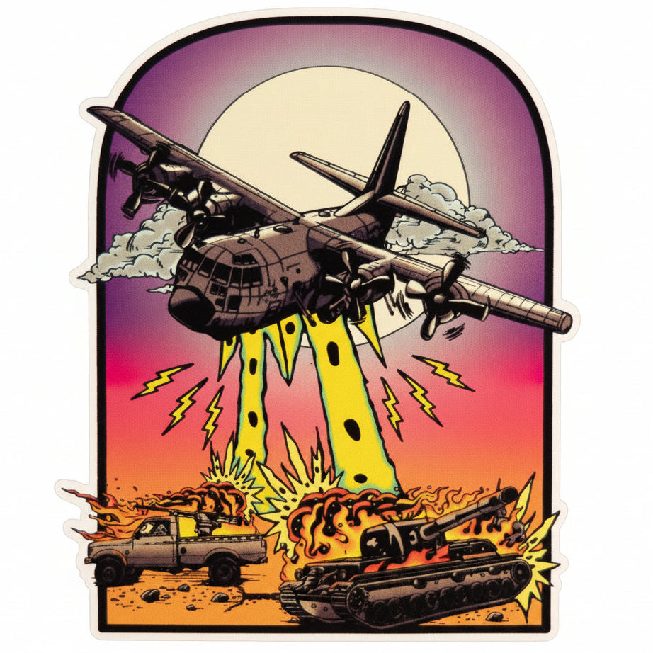 Gunship Sticker