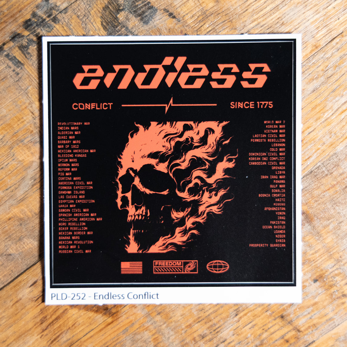 Endless Conflict Sticker