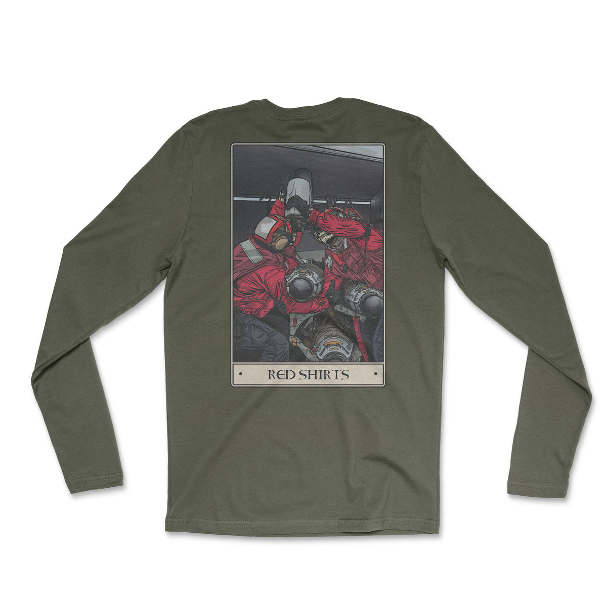 Red Shirts Long Sleeve