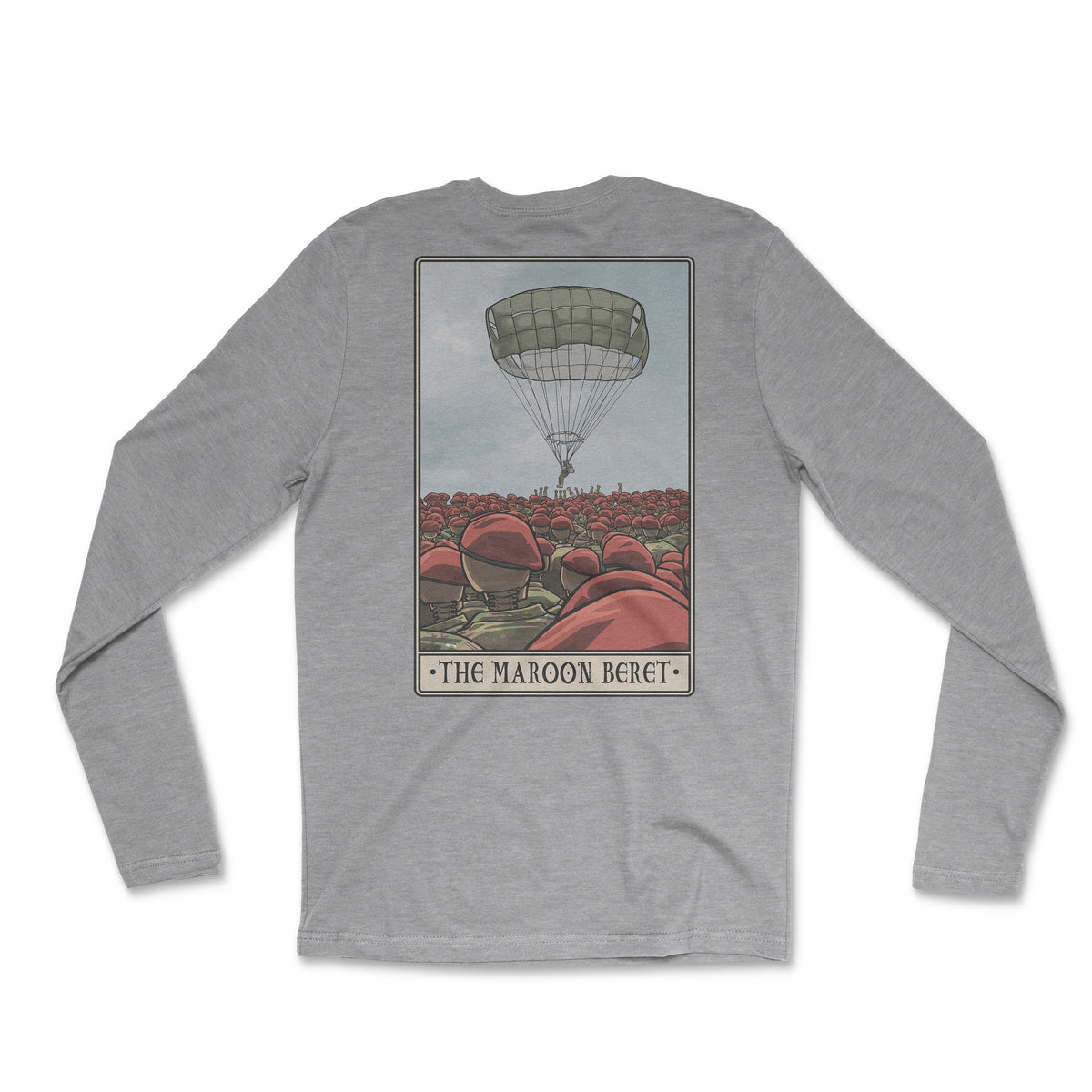 Maroon Beret Long Sleeve