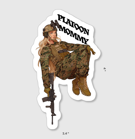 Marine Mommy Sticker