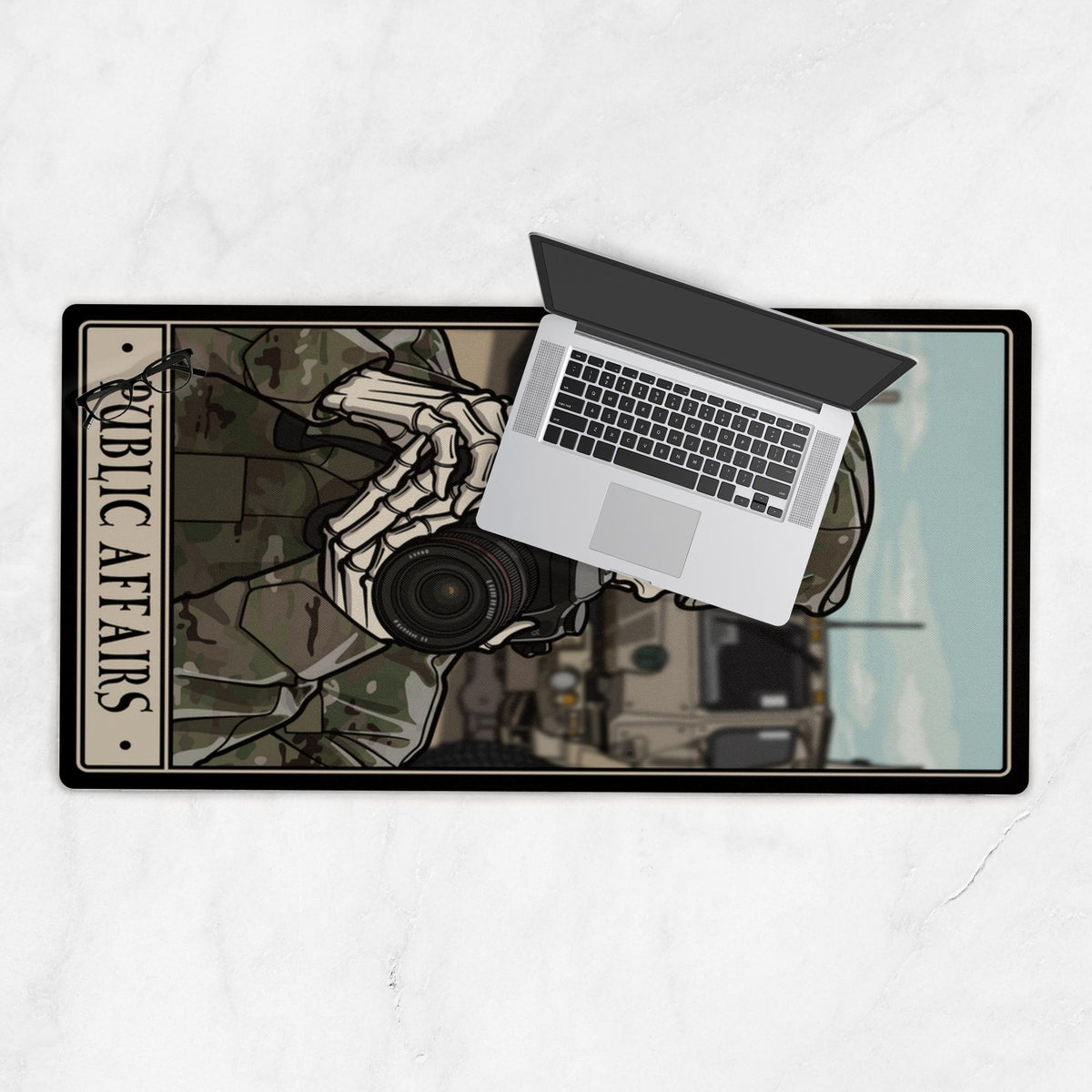 Public Affairs Officer (PAO) Desk Mat - 18x36 inch