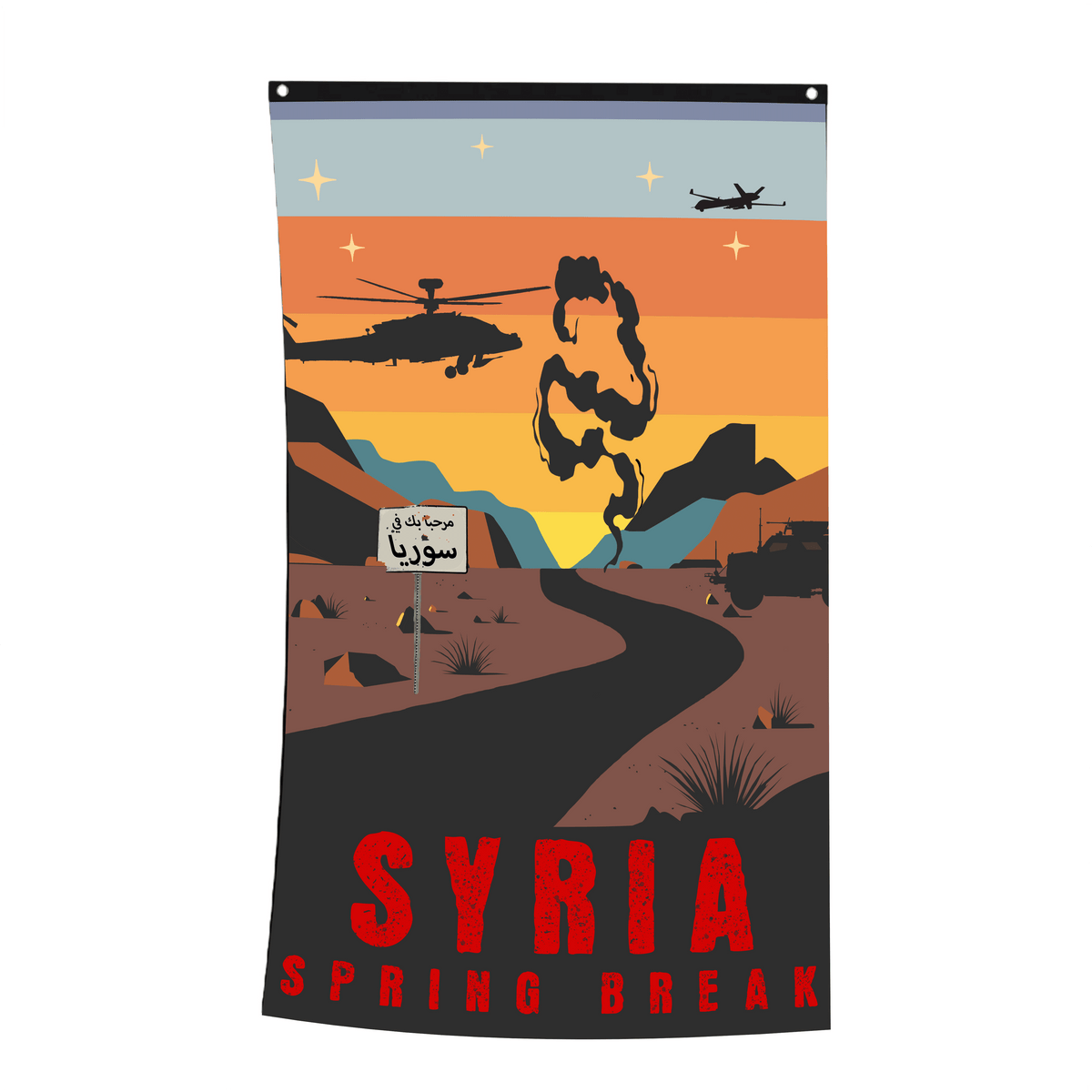 Syria Spring Break Flag