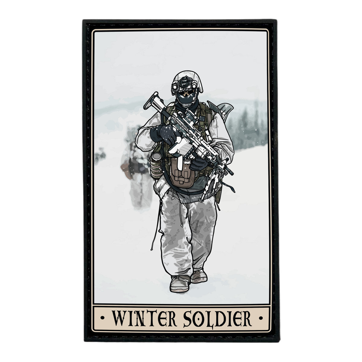 Winter Soldier PVC Patch