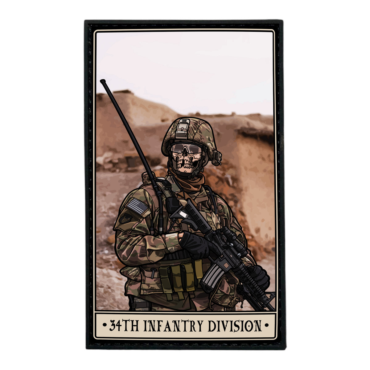 34th Infantry Division Patch