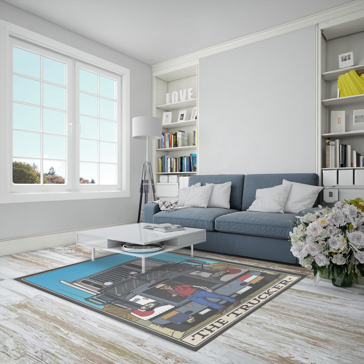 Trucker Area Rug