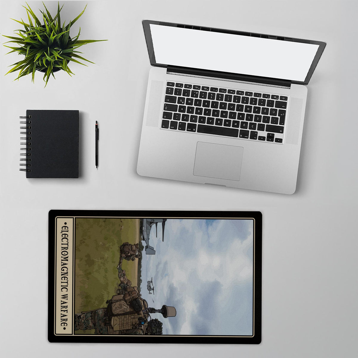 Electromagnetic Warfare Desk Mat