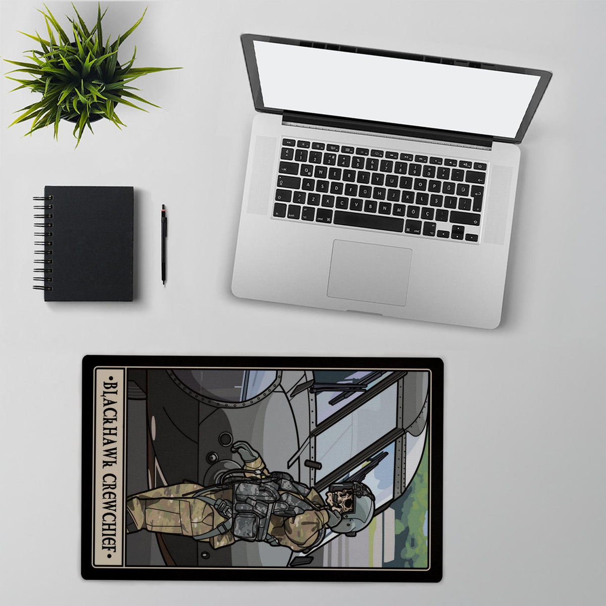 Blackhawk Crew Chief Desk Mat