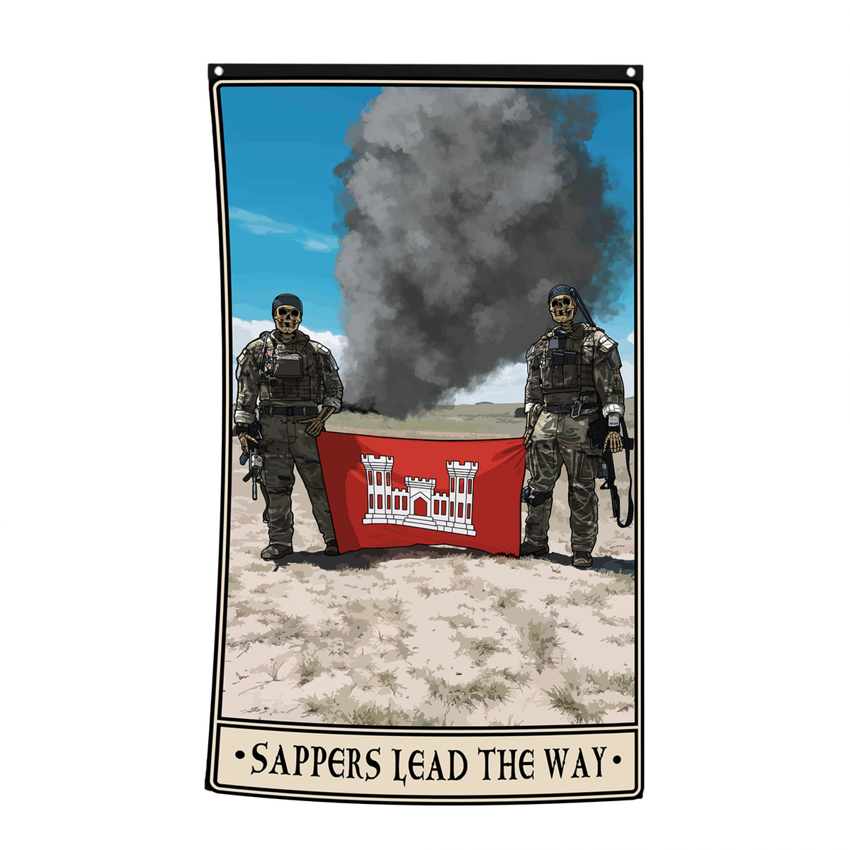 Sappers Lead The Way Flag