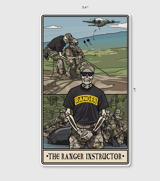 Ranger Instructor Sticker