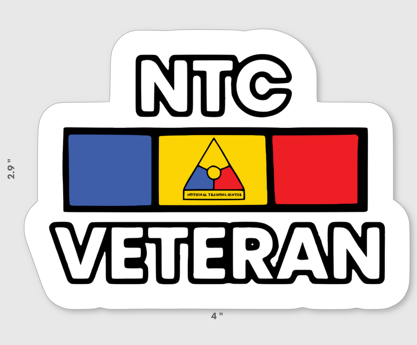 NTC Veteran Sticker