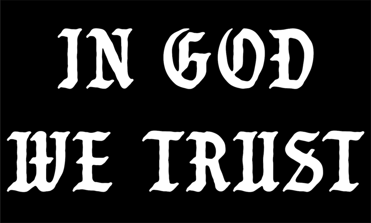 In God We Trust Sticker