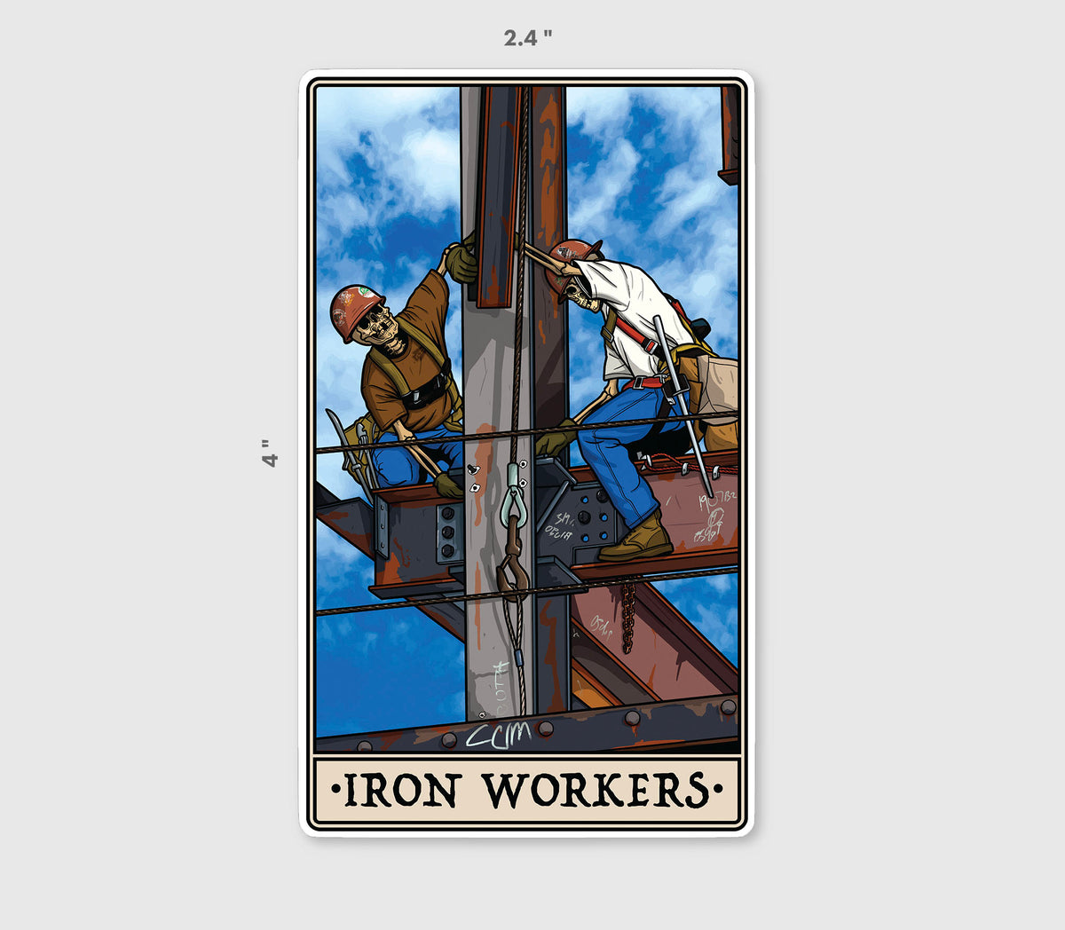 Iron Workers Sticker