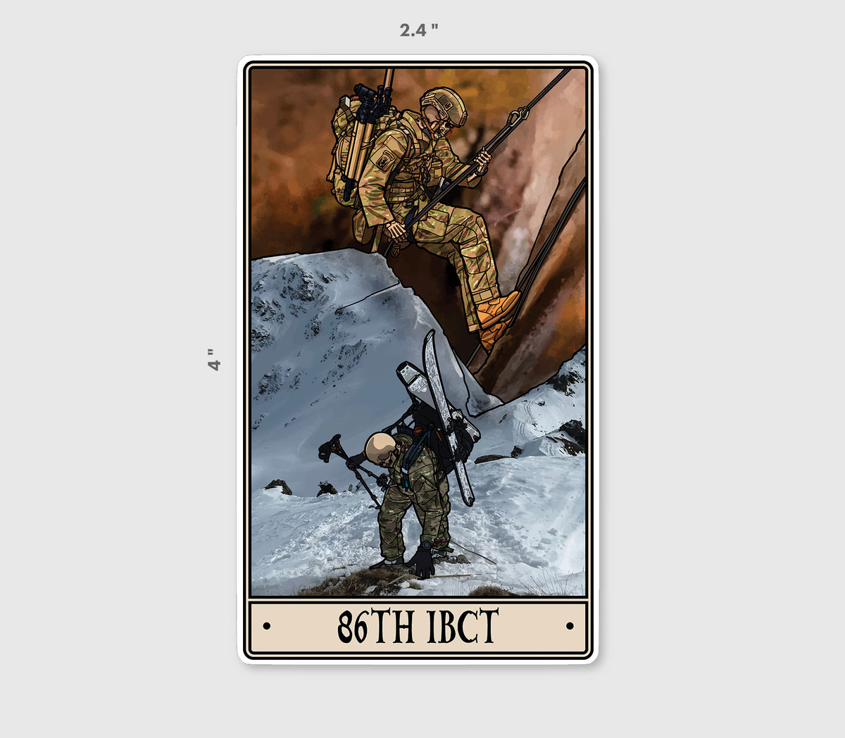 86th IBCT Sticker