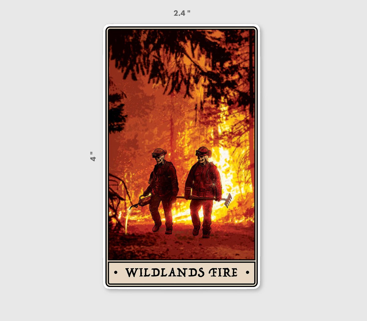 Wildlands Fire Sticker