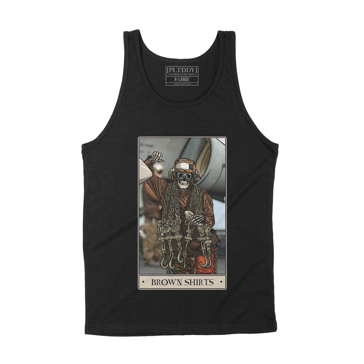 Brown Shirts Tank Top