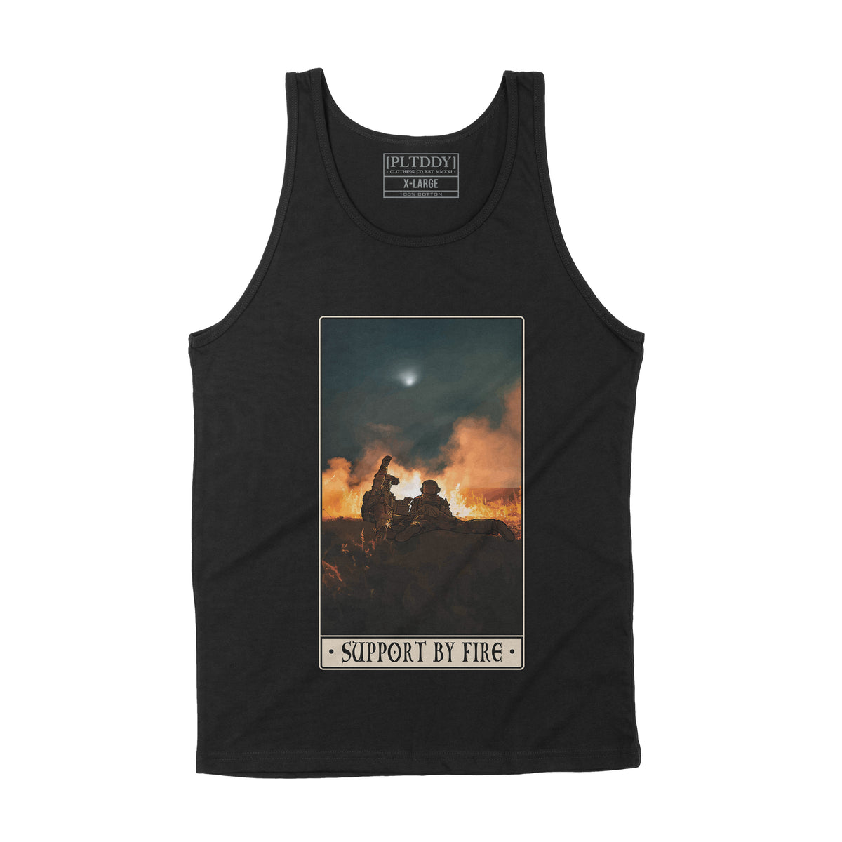 Support By Fire Tank Top