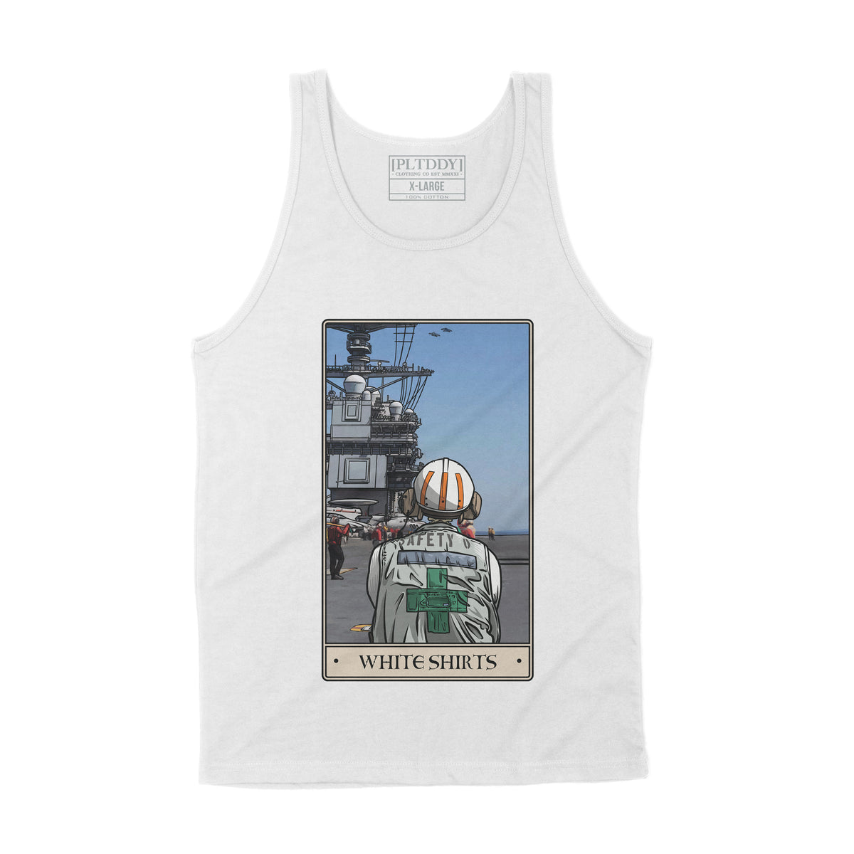 White Shirts Tank Top
