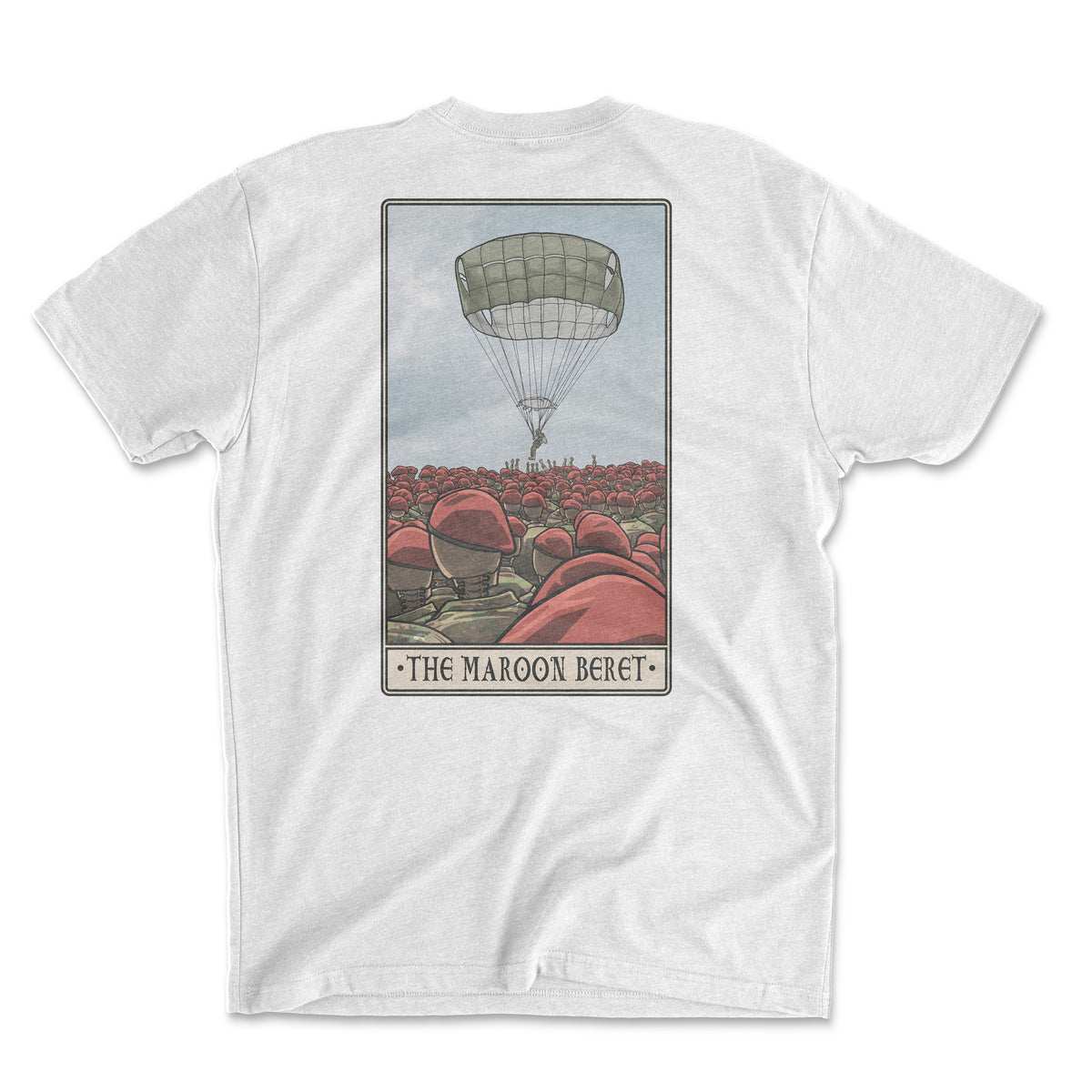 Maroon Beret Tee
