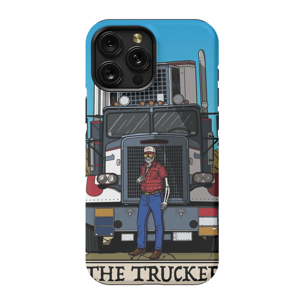 Trucker Phone Case - Premium Glossy Tough Case / iPhone 15 Pro Max