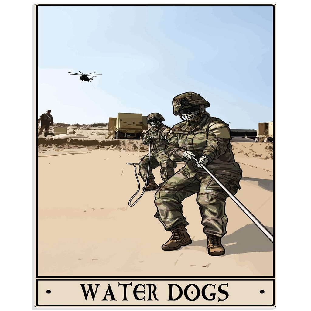Water Dogs Acrylic Print